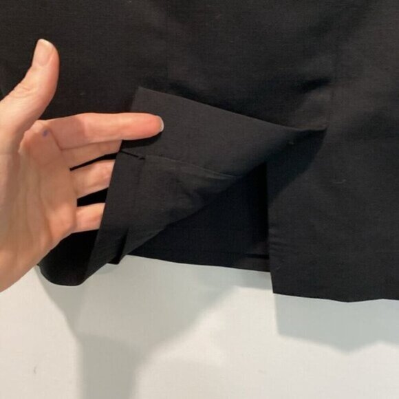 Club Monaco Black Wool Pencil Skirt Size 4 - Picture 6 of 16